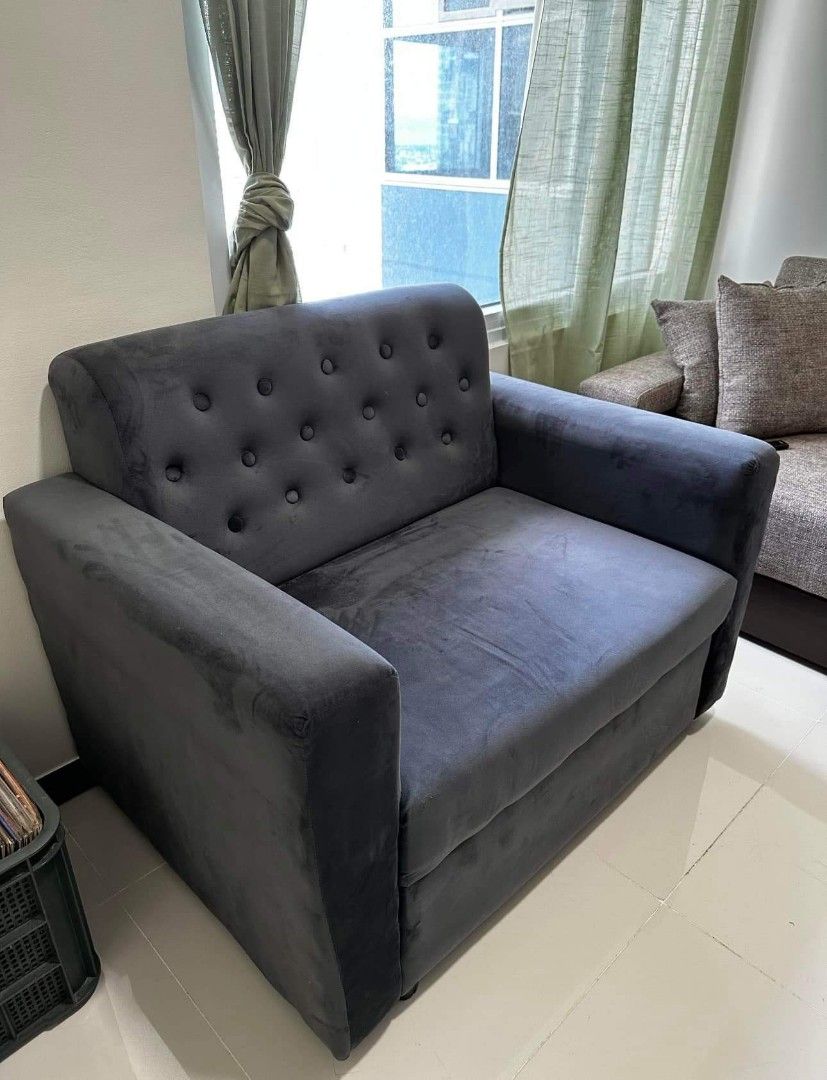 Uratex foam accent chair sofa (Category: Sofas) located in Taguig. Submitted by ijcc10 (Listing ID 1327298194, Image 3). Description: 1 seater sofa or accent chair. Barely used. Negotiable. 6,500 Uratex Foam - really nice texture. Measurements: 39” L x 28” D x 31” H Rfs: moving out Pick up in North Fairview.