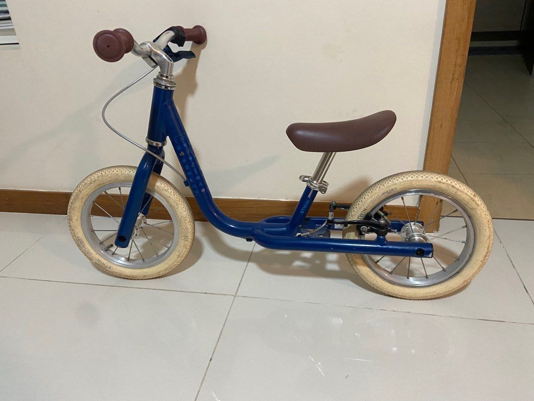 Used Decathlon Kids 12 inch Balance Bike Runride 900 Blue Sports Equipment Bicycles Parts Bicycles on Carousell