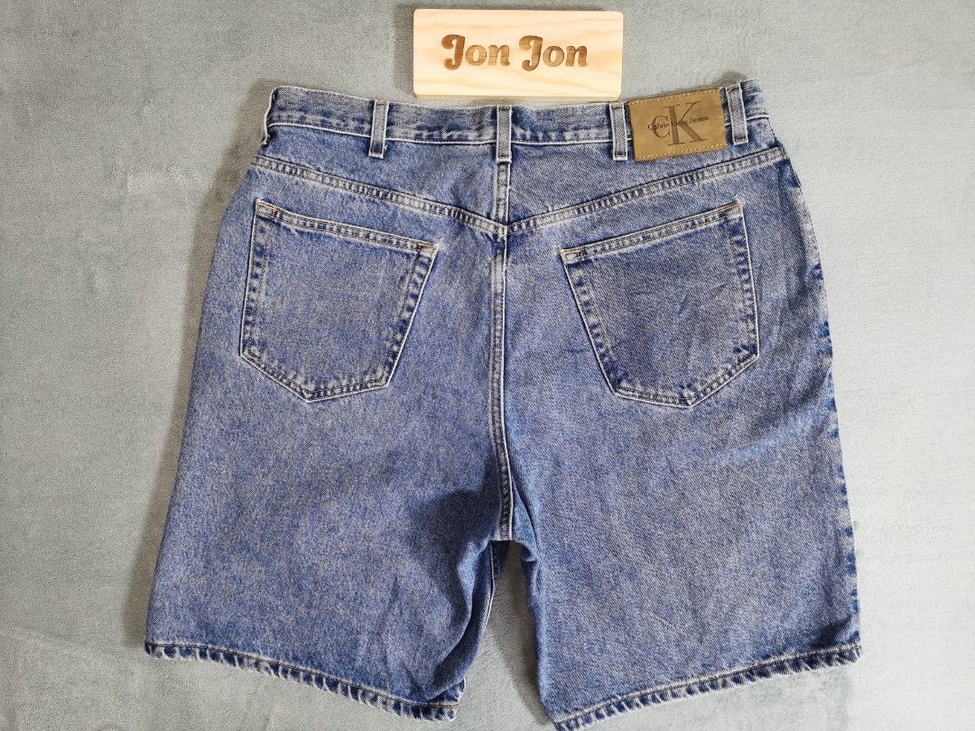 Vintage calvin klein jean shorts discount