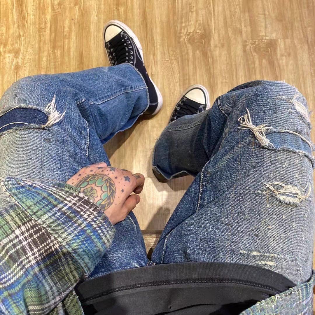 パンツ visvim JOURNEYMAN PANTS TACKED DMGD Pre-owned] visvim JOURNEYMAN PANTS TACKED DMGD27 – Archive