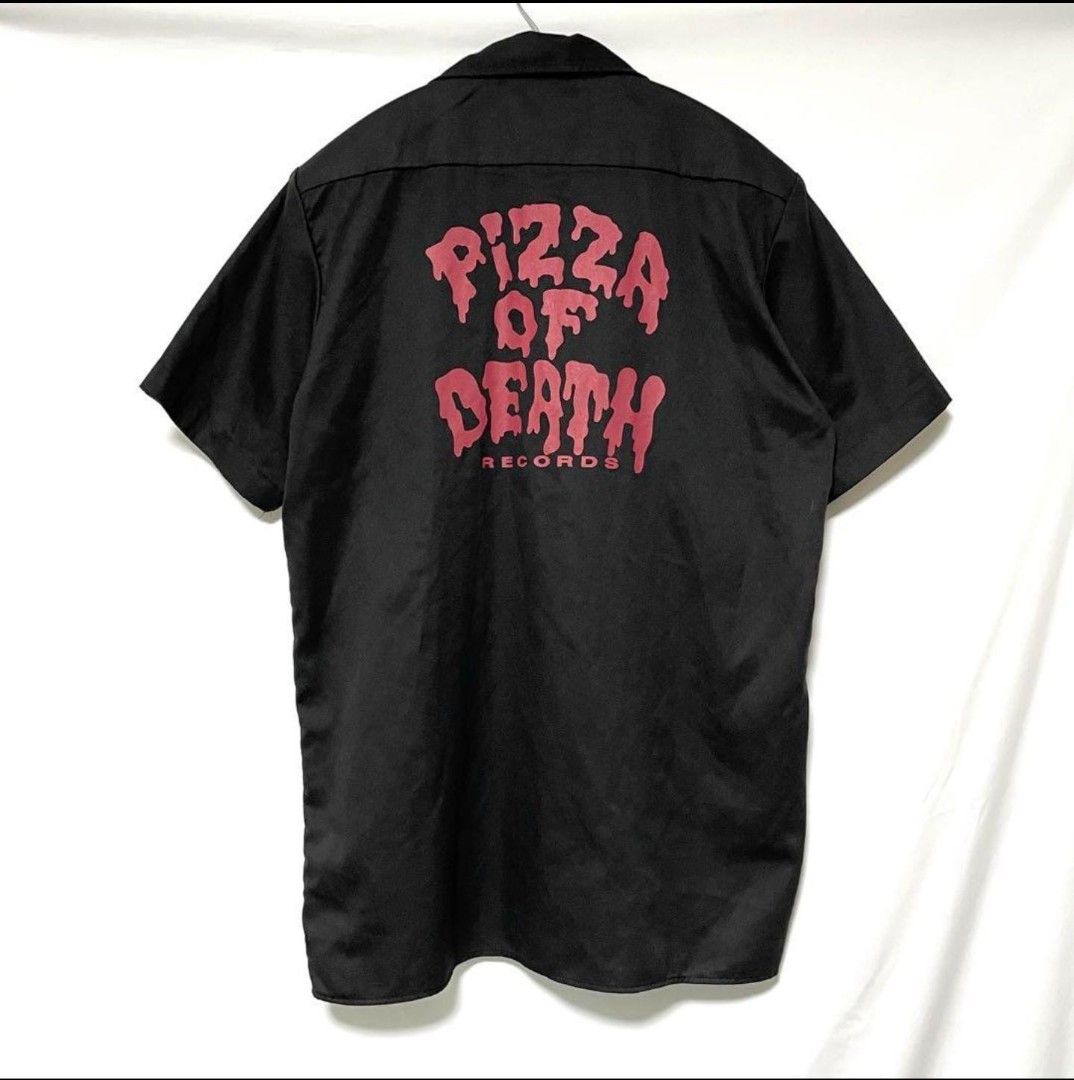 Workshirt Dickies X Pizza Of Death, Fesyen Pria, Pakaian