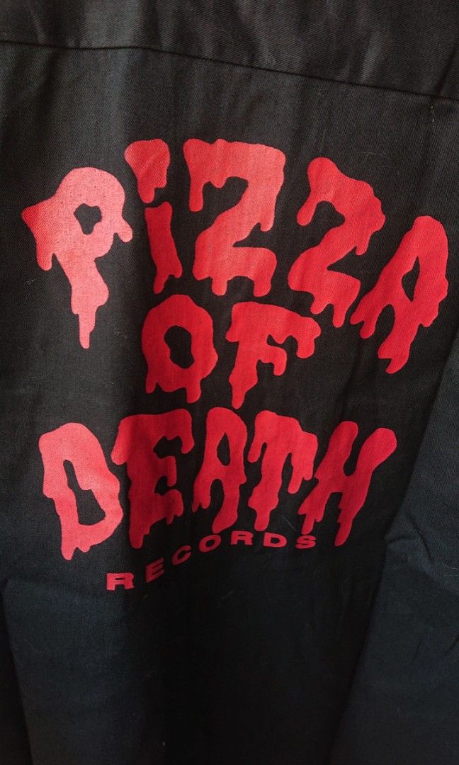 Workshirt Dickies X Pizza Of Death, Fesyen Pria, Pakaian