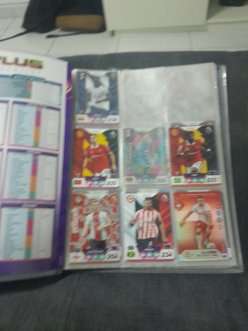 2023 premier league adrenalyn card binder, Hobbies & Toys, Toys & Games on  Carousell