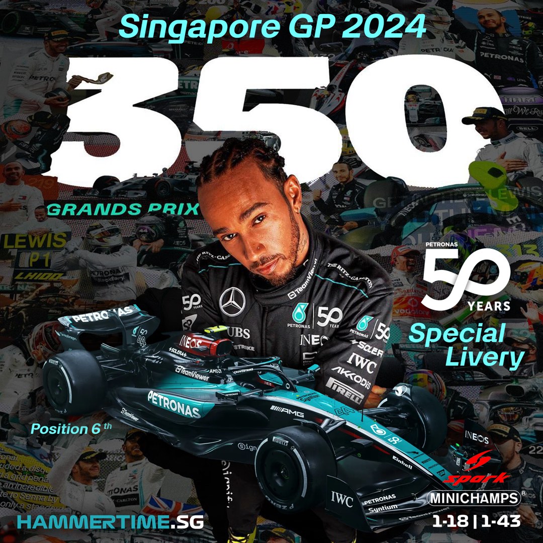 2024 Mercedes-AMG F1 W15 1/18 & 1/43 Spark & Minichamps