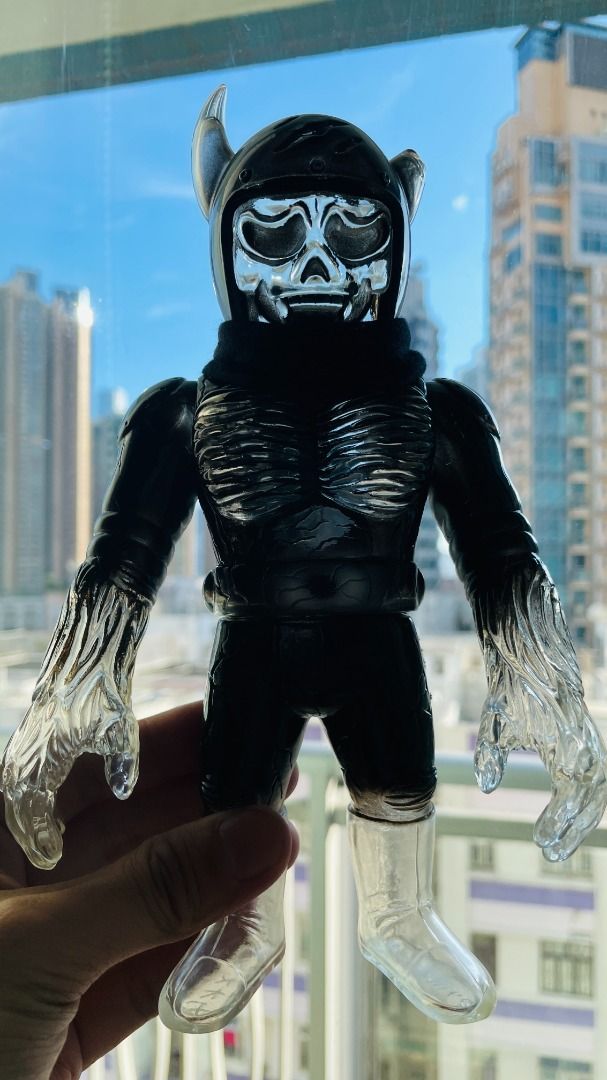そいつカオスマン　電光石火　punkdrunkers REALHEAD 真頭玩具 真頭玩具Realhead Ghost Cider Sofubi 電光石火搪膠公仔Soft Vinyl