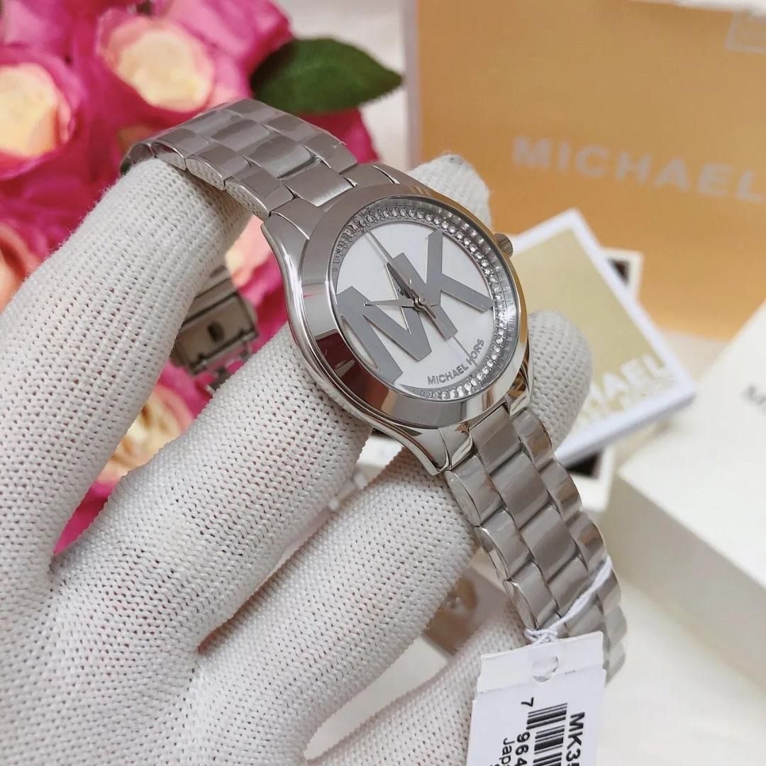 Michael kors silver watch sale hotsell