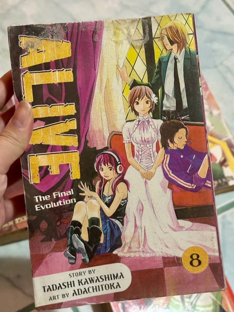 ALIVE 8 by Tadashi Kawashima (Category: Storybooks) located in Manila. Submitted by jashideclutter (Listing ID 1327469853, Image 1). Description: - still in good condi but show signs of yellowing since I’ve had them for a very long time. - rfs: decluttering mop: gcash/bdo mod: lalamove or j&t 📍Parañaque City.