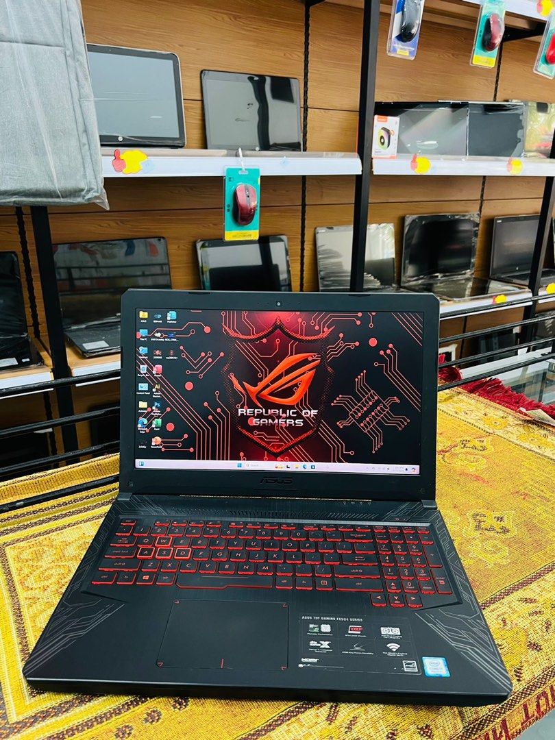 Asus Tuf Gaming Core i7-8500U Model FX504G 8Gen Gaming Ram 16GB SSD 128GB+1TB HDD NVIDIA GeForce GTX 1050Ti (Category: Laptops & Notebooks) located in Kuala Lumpur. Submitted by fame.ahmad (Listing ID 1327492079, Image 1). Description: Asus FX504G Processor Core i7-8500U Ram 16GB SSD 128GB+1TB HDD NVIDIA GeForce GTX1050 Ti Screen Size 15.6” Camera Wifi Battery&charger Free Gift Bag.