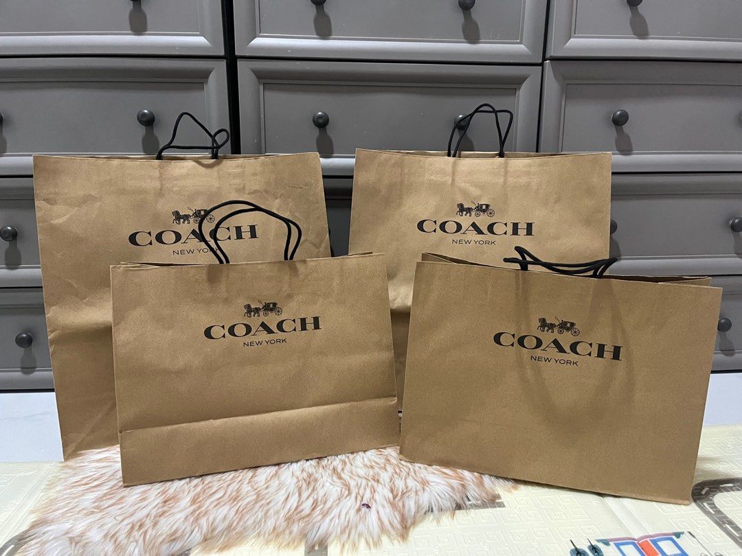Coach paper bag 2018 sale