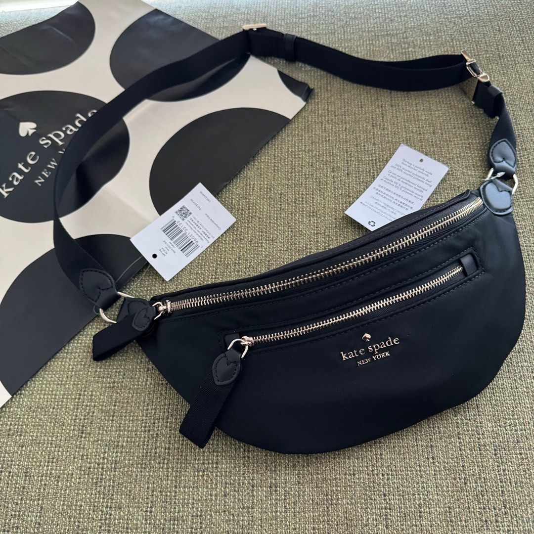 Authentic Kate Spade Beltbag Brandnew (Category: Luxury Bags & Wallets) located in Quezon City. Submitted by thingsforless (Listing ID 1327397018, Image 1). Description: Brand new Authentic Kate Spade Chelsea Belt Bag Nylon material Bought from US With paperbag.
