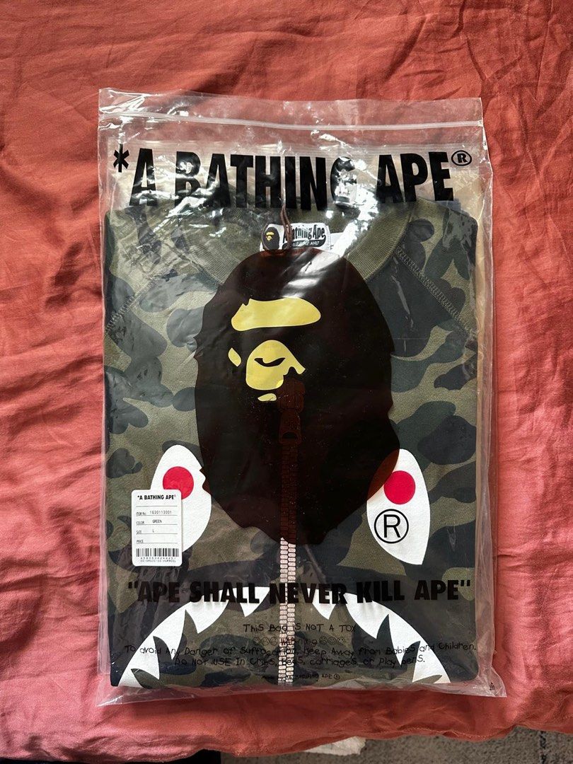 Bape 1st camo shark crewneck cheap