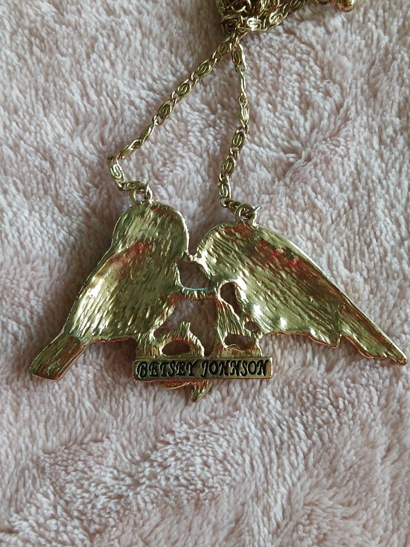 Betsey johnson bird necklace top