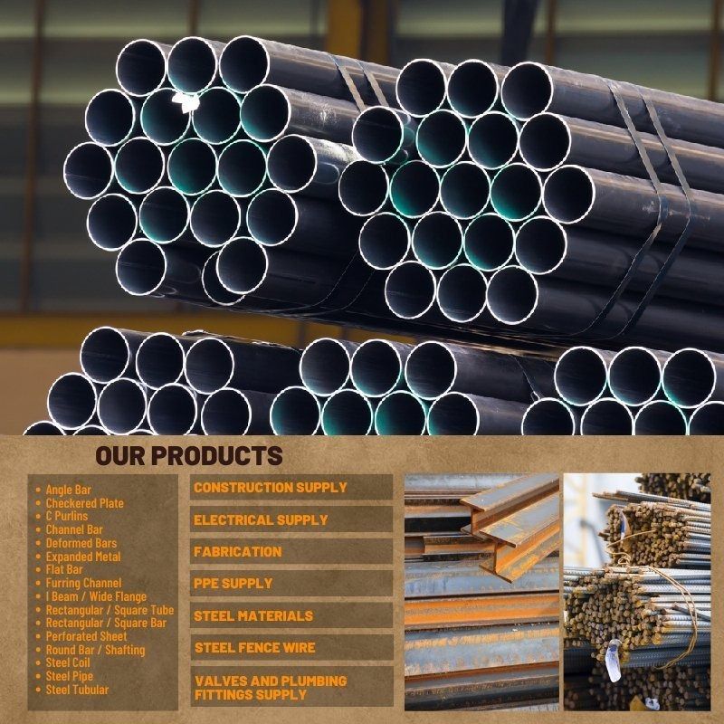BI Pipe 1/2 Sch 20 / Black Iron Steel Pipe / Mayers Steel Pipe ...