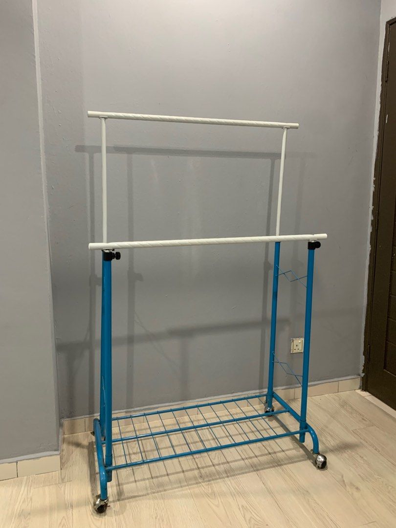 Blue White clothe rack for sale!, Furniture & Home Living, Furniture