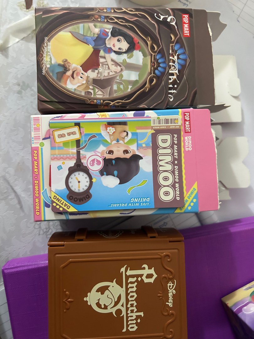 BNIF Snow White classic popmart and BNIF DIMOO waiting dating popmart ...