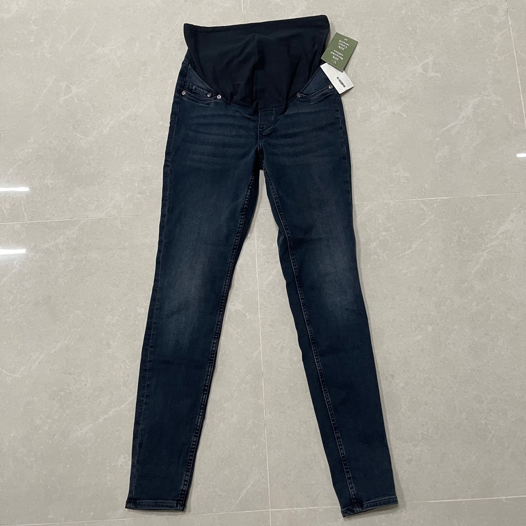 BNWT Sz S Small H&M maternity super skinny jeans, Women's Fashion