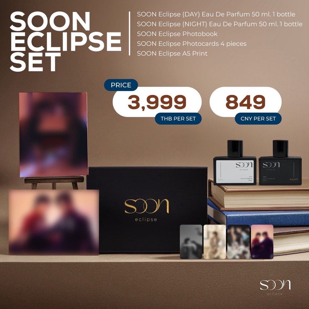 代購】BounPrem Soon Eclipse Day&Night EDP set 文總包包香水組, 香水