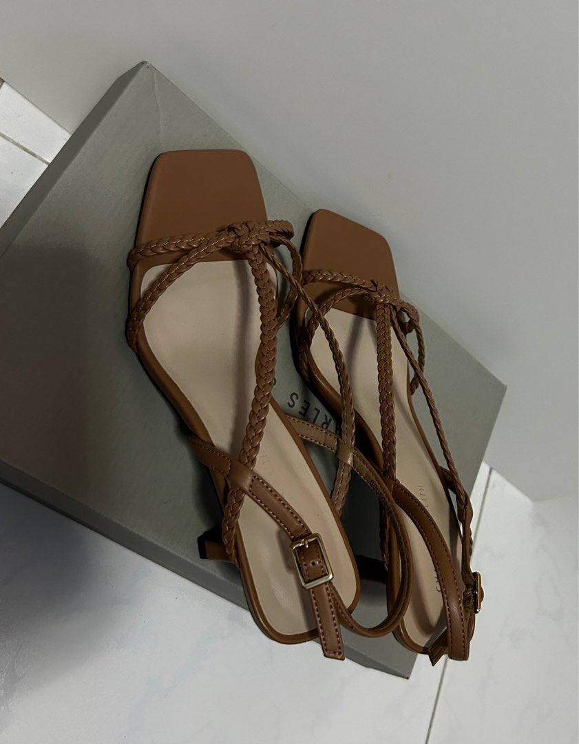 Camel colour heel lightly used price negotiable Women s Fashion Footwear Heels on Carousell