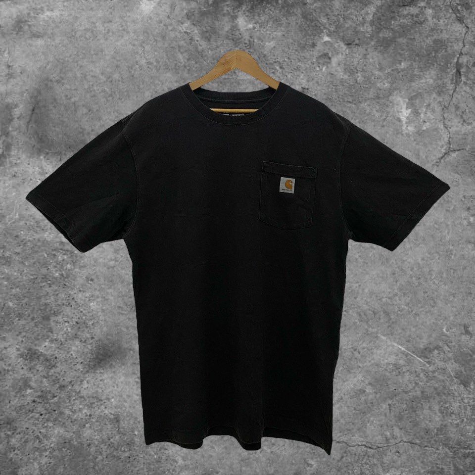 Carhartt K87 Pocket Tee Black Men s Fashion Tops Sets Tshirts Polo Shirts on Carousell