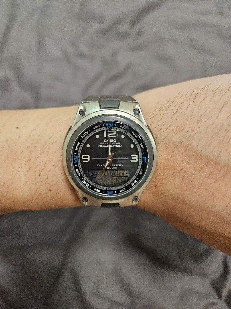 Casio Fishing Gear Illuminator (Category: Men's Watches) located in Manila. Submitted by mervinong6481 (Listing ID 1327484453, Image 1). Description: worn very seldomly rfs: too many watches.
