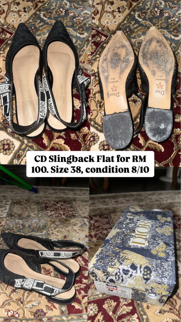 cd slingback 65 black raffia lambskin main image 1