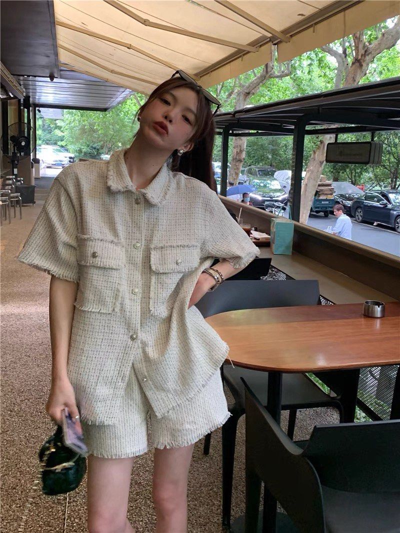 Chanel Inspired Tweed Co Ord Set