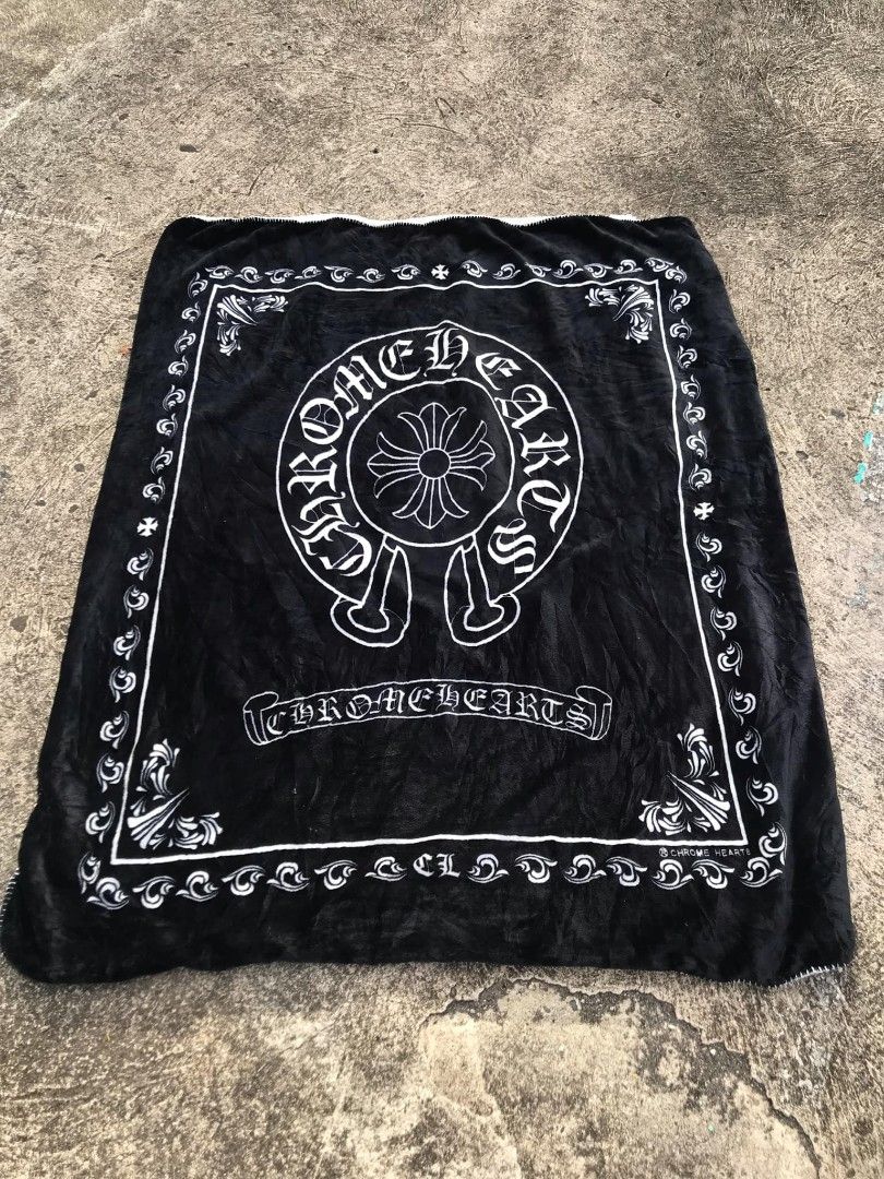 Chrome hearts blanket Furniture Home Living Bedding Towels on Carousell