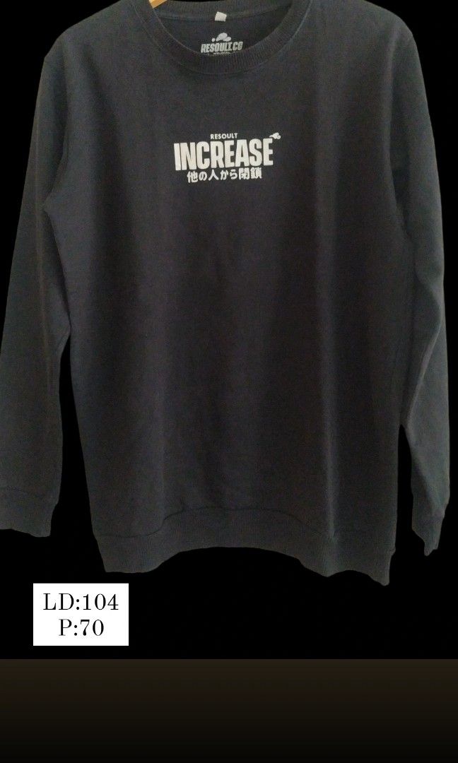 Crewneck Local Brand Resoult Fesyen Pria Pakaian Atasan di Carousell