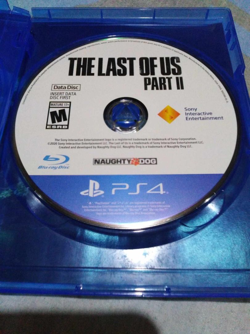 DATA DISC ONLY Last of Us Part 2 PS4 game, Video Gaming, Video Games ...