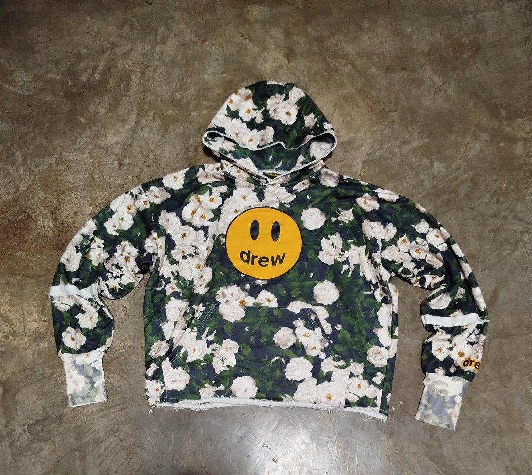 Drew House Mascot Deconstructed Iceberg Roses hoodie