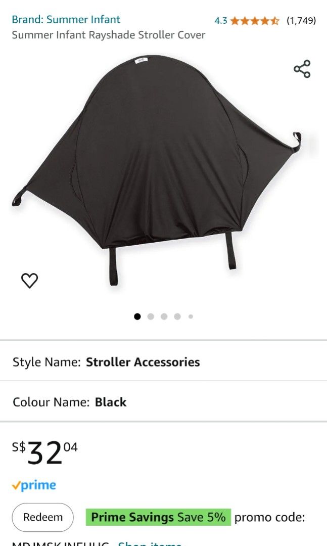 Summer infant rayshade outlet