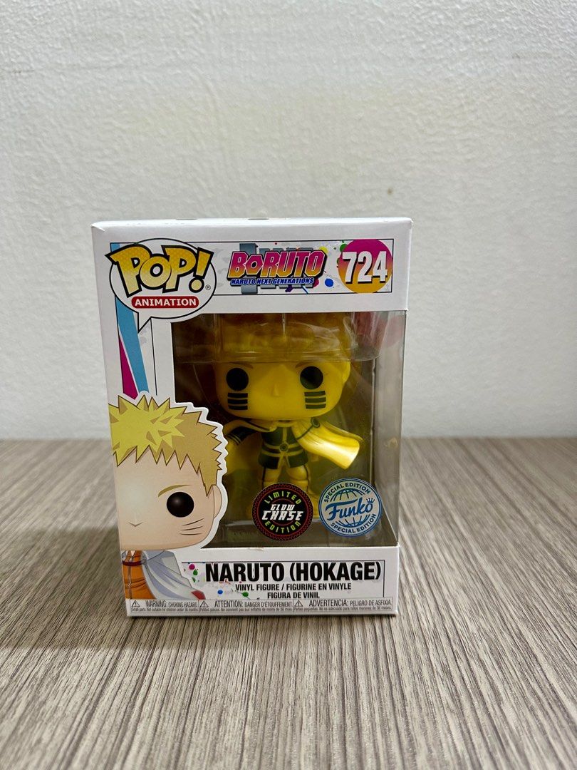 Funko Pop - Naruto Hokage GITD chase SE (Boruto), Hobbies & Toys, Collectibles & Memorabilia 
