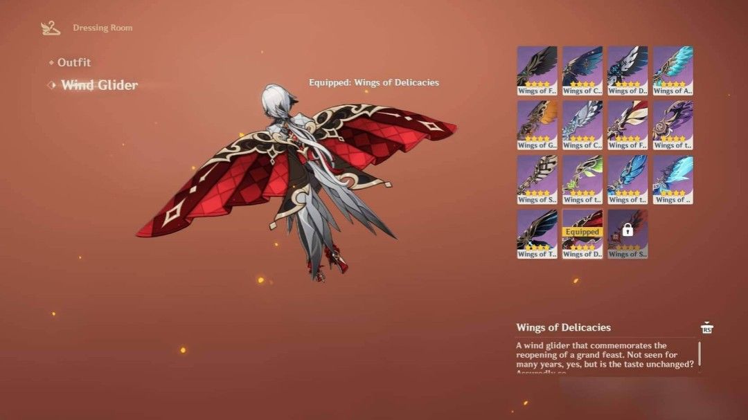 *Last stock*Wing Glider/Wings Of Delicacies - Genshin Impact McDonald ...
