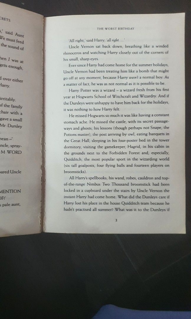 Harry Potter book 2, Hobbies & Toys, Books & Magazines, Children's