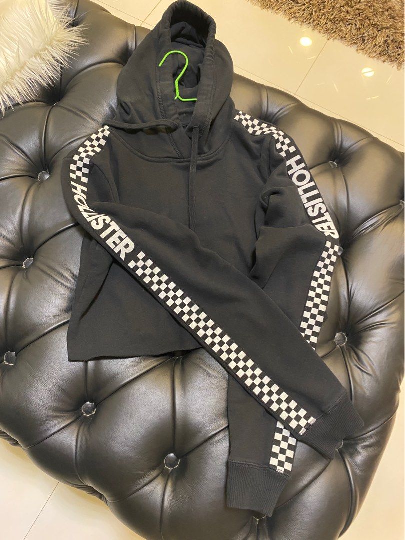 Hollister cropped hoodie clearance