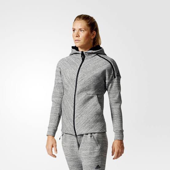 Jaket Adidas Road Trip Hoodie B46931 (training sport running) Size L  (wanita/asia) Original