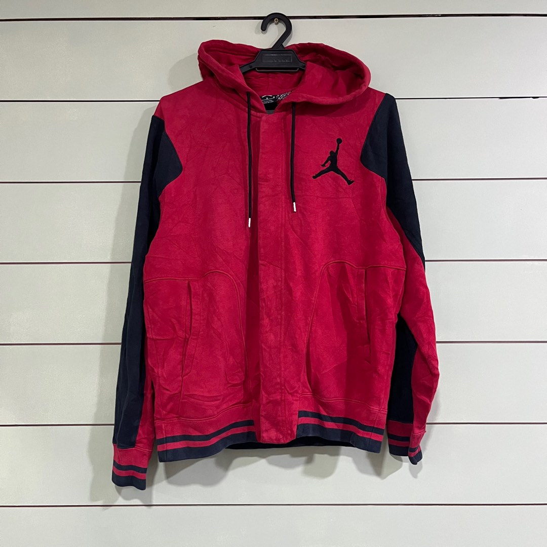 jordan button up hoodie