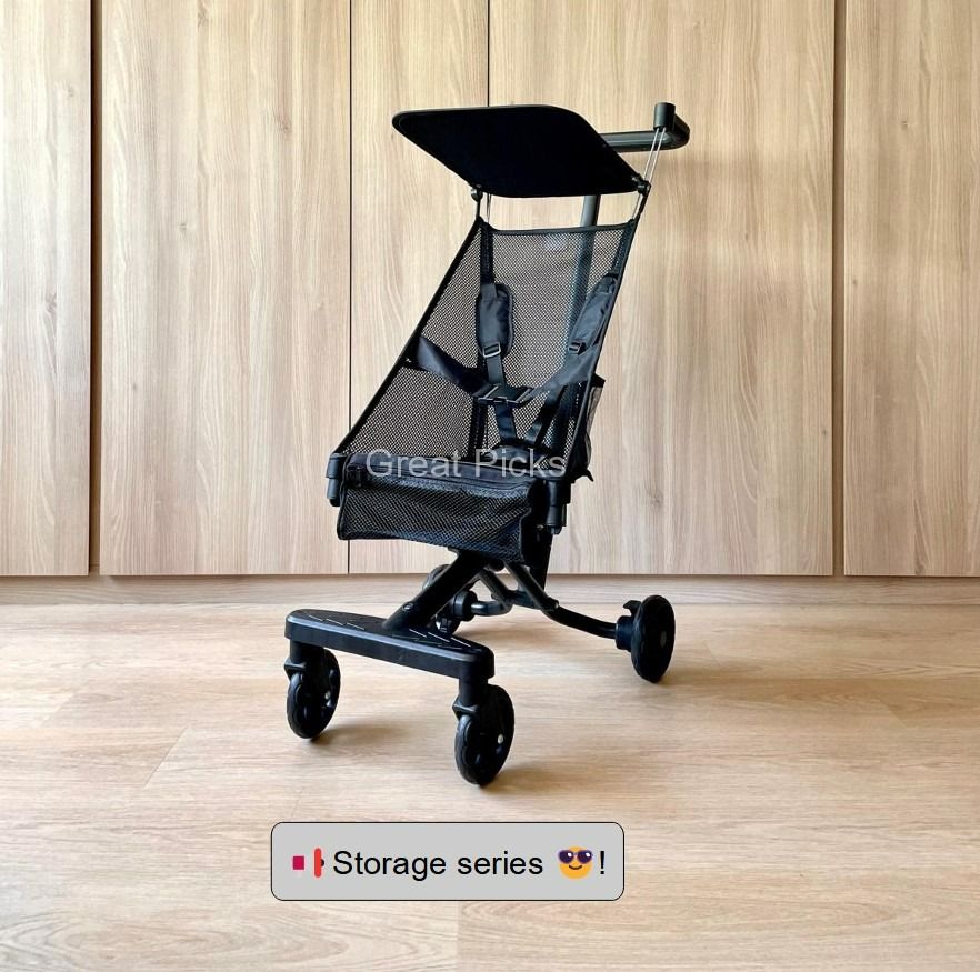 Lightweight Baby Mesh Stroller Cabin Size Portable Travel Boarded Foldable Kids Stroller
