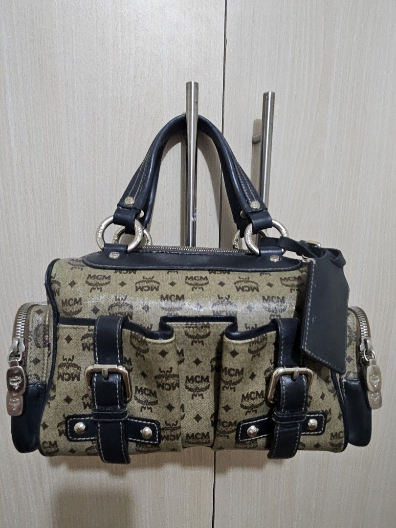 MCM Doctor's Bag (Category: Luxury Bags & Wallets) located in Calamba. Submitted by whiskeypeak.ee (Listing ID 1305844999, Image 1). Description: Has flaws on side pockets but barely noticeable.