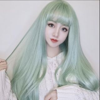 Affordable green wig For Sale Carousell Singapore