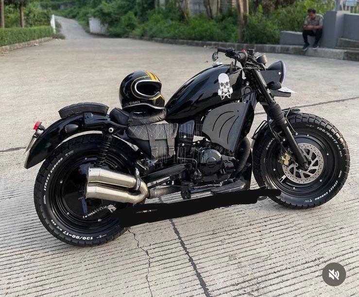 Motor Custom Bobber Indian Byson PAJAK PANJANG SAMPE 2028 Motor di Carousell