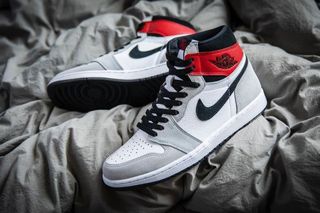 500 affordable jordan 1 crimson grey For Sale Sneakers Carousell Singapore