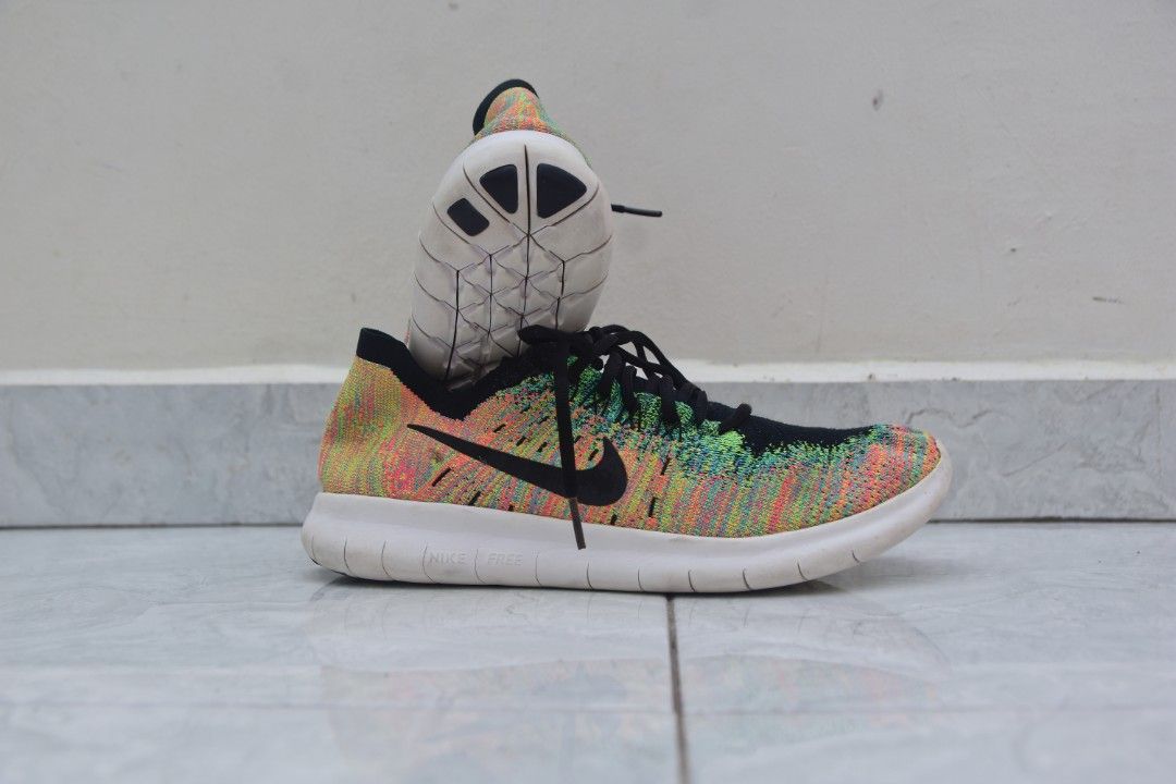 Nike free run flyknit multicolor outlet