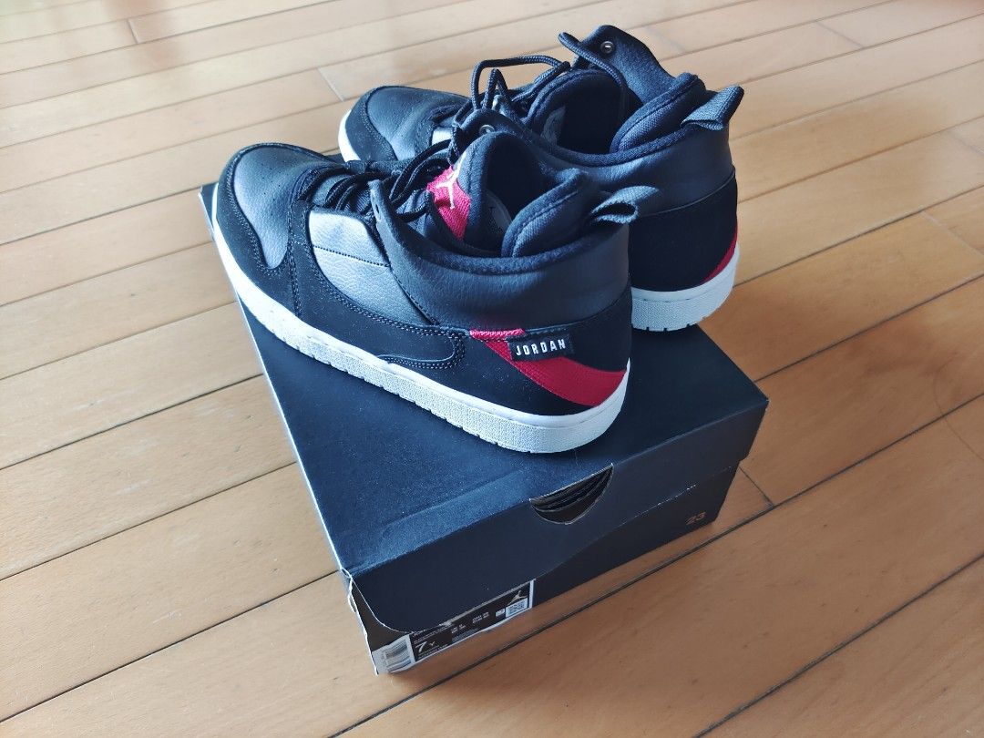 jordan fadeaway black and blue