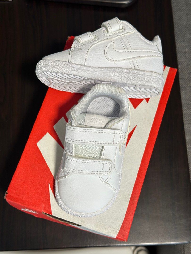 Nike Kids Court Royale Baby Shoes White
