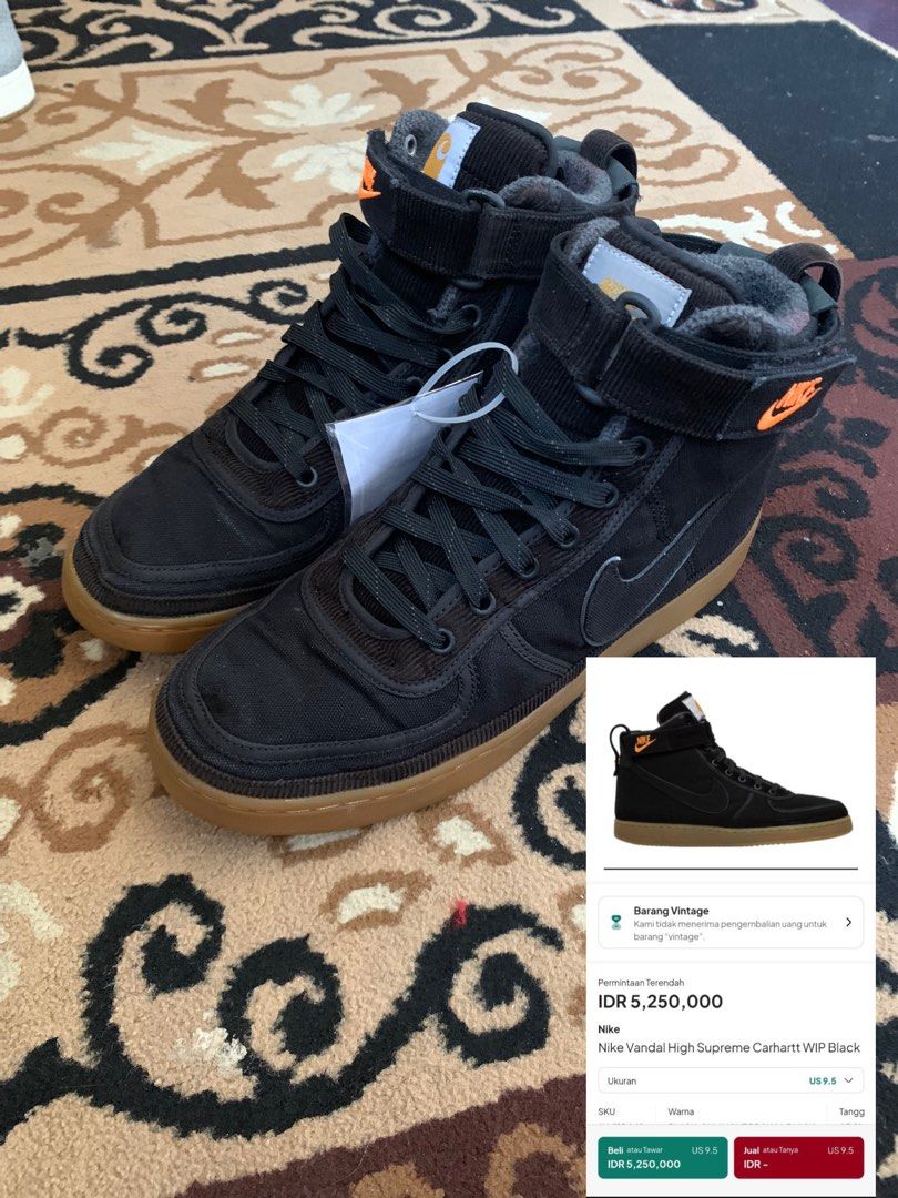 Carhartt x nike vandal hot sale