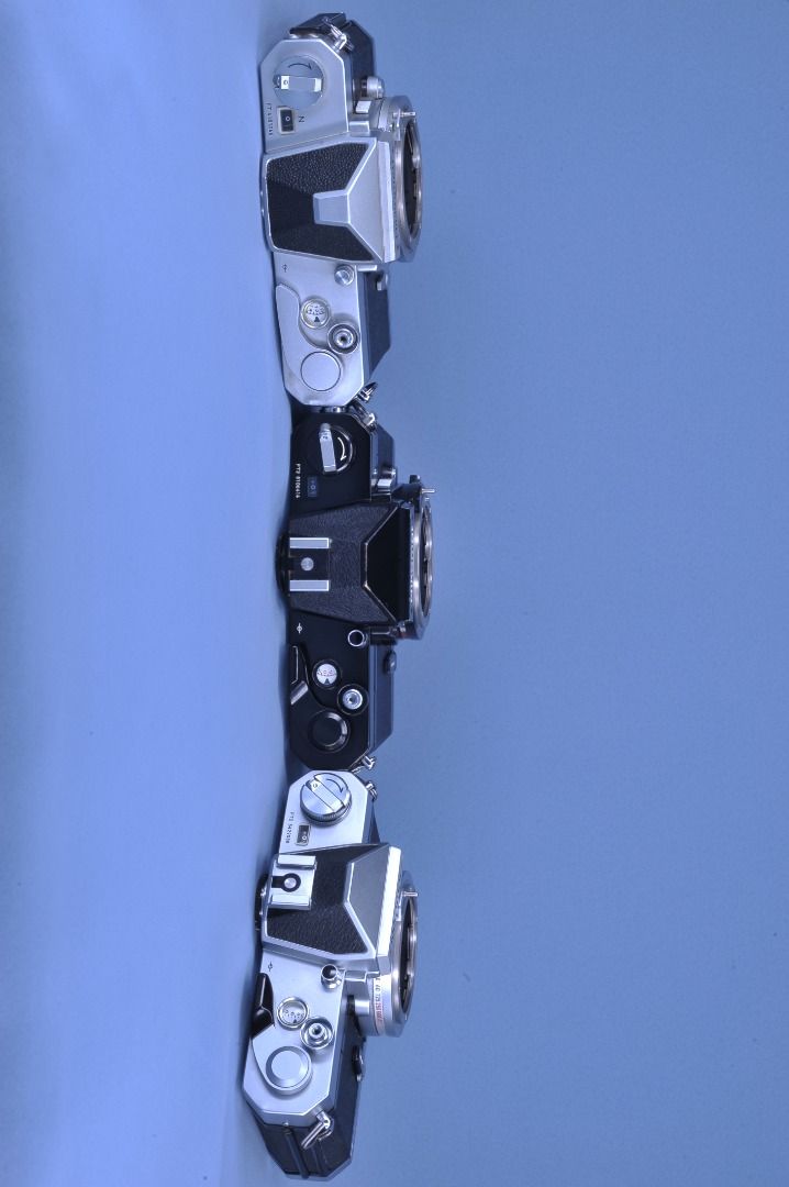 NIKORMAT FT2 (BLACK) & NIKORMAT FT2 (SILVER) PLUS NIKKORMAT FT (SILVER