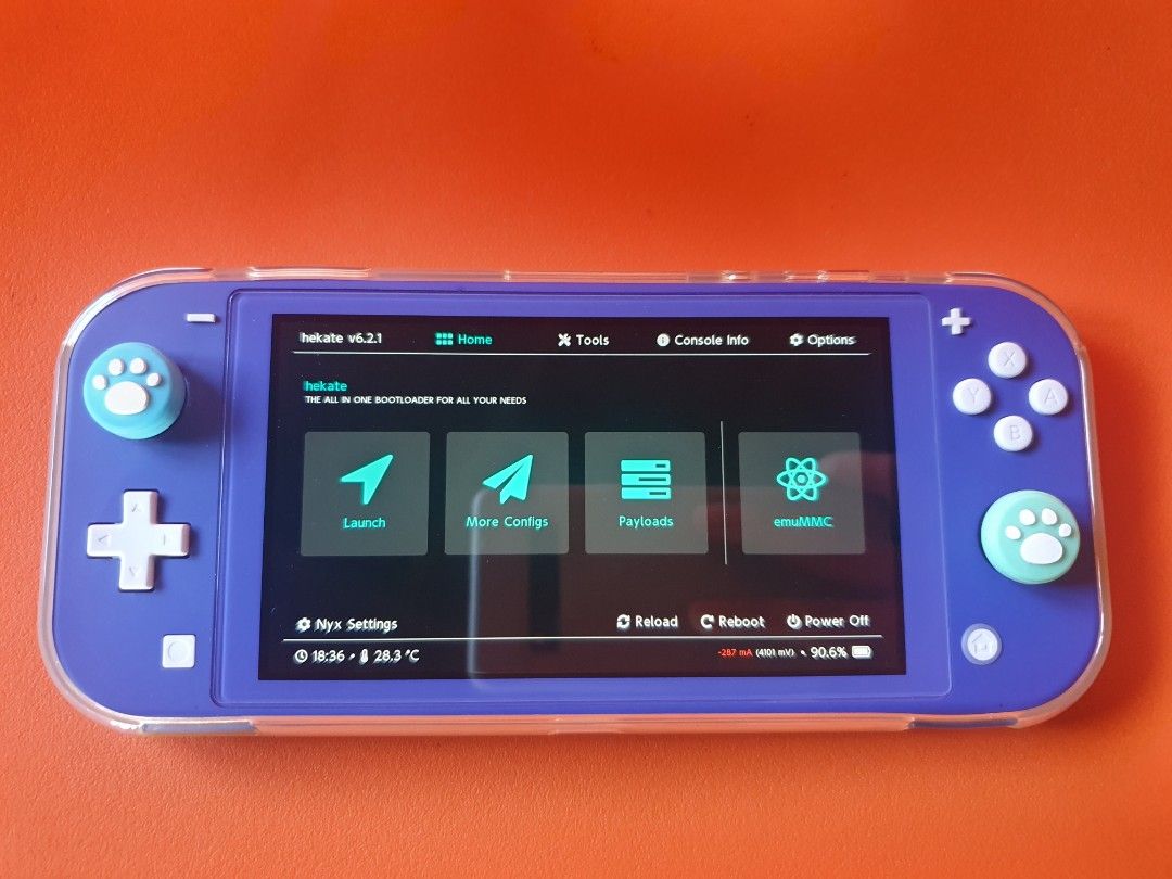Nintendo Switch Lite JB 256gb Dual Boot 2022 model (Category: Nintendo) located in Tarlac. Submitted by ezkull (Listing ID 1327384557, Image 1). Description: Original Charger Case Thumb Grips Tempered Glass Original San Disk 256gb (full of games) Updated to latest version (18.1 / atmosphere 1.7.1) Sobrang kinis po parang bago. RFS: upgraded to oled version. Can do shipping through LBC, buyer will shoulder the shipping fee..