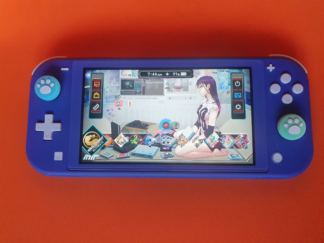 Nintendo Switch Lite JB 256gb Dual Boot 2022 model (Category: Nintendo) located in Tarlac. Submitted by ezkull (Listing ID 1327384557, Image 2). Description: Original Charger Case Thumb Grips Tempered Glass Original San Disk 256gb (full of games) Updated to latest version (18.1 / atmosphere 1.7.1) Sobrang kinis po parang bago. RFS: upgraded to oled version. Can do shipping through LBC, buyer will shoulder the shipping fee..