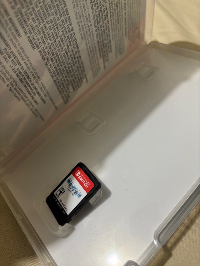 NSW FFVII Crisis Core: Reunion (US Version) (Category: Nintendo) located in Quezon City. Submitted by overlord_jt56 (Listing ID 1327546529, Image 3). Description: Selling Original Nintendo Switch Game Final Fantasy VII Crisis Core: Reunion US Version Very Good Condition No Meet-ups for now :| -BUYER should arrange shipment and shoulder the delivery expense (Mon- Sun). -NO COD -Payment: GCash or Bank Transfer.